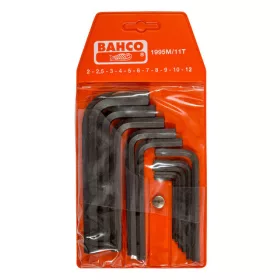 Set chei Allen BAHCO, metrice, negre, 11 bucăți