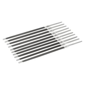   BAHCO Dupla extra keskeny élezőreszelő, háromszög alakú, markolat nélkül 125x5,0 mm