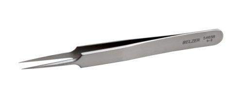 BELZER Órás tűhegyű csipesz, 5-SA, nem mágneseződő, saválló,105mm, 11g