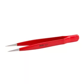   Pensetă mecanică de precizie BELZER acoperită cu PVC, AA-SA, nemagnetică, 130 mm, 17 g