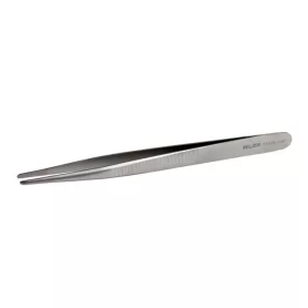   Pensetă de bijutier BELZER, vârfuri rotunjite, nichelată, 120 mm, 17 g