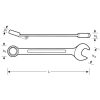 BAHCO Csillag-villáskulcs készlet 8-19 mm (12 részes)