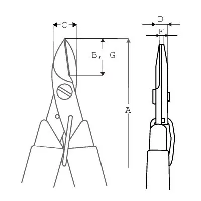 Foarfece multifuncționale LINDSTROM, ESD-D 145 mm