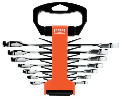 Set chei cu clichet BAHCO, 8 piese