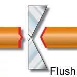 LINDSTRÖM RX Oldalcsípőfogó, kúpos-tehermentesített fej, 135,5/0,1-1,0 mm