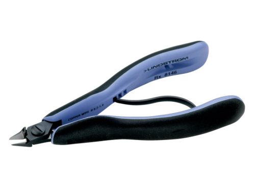 LINDSTROM RX Oldalcsípőfogó, kúpos-tehermentesített fej, 135,5/0,1-0,8 mm