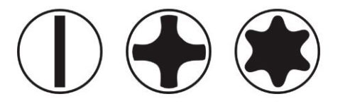 Set șurubelnițe de precizie BAHCO, plate/PH/PZ, 7 piese