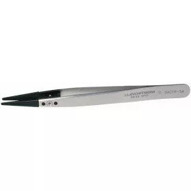   Pensetă LINDSTROM cu vârf din fibră de carbon, vârfuri speciale plate și rotunde
