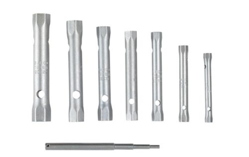 Set chei tubulare cu cap dublu BAHCO, metrice, 7 piese