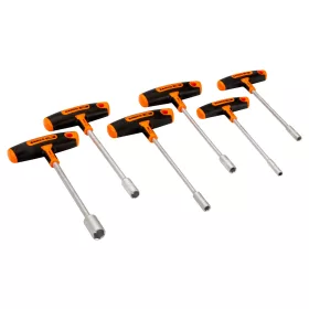   Set de șurubelnițe BAHCO cu chei tubulare în formă de T, 5-13 mm (6 bucăți)