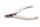 LINDSTROM Homlokcsípő fogó hosszú 45° polírozott, ESD 120/0,2-0,8 mm