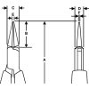 LINDSTROM Kerekcsőrű fogó, polírozott ESD-D 146,5 mm