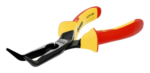 Clește BAHCO cu vârf ascuțit izolat, vârf curbat (1000 V) 200 mm