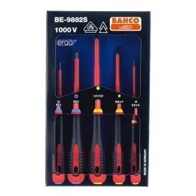 Set șurubelnițe izolate BAHCO ERGO™, plate-PZ (5 piese)
