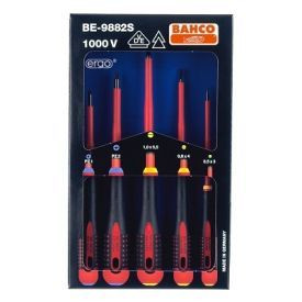 Set șurubelnițe izolate BAHCO ERGO™, plate-PZ (5 piese)