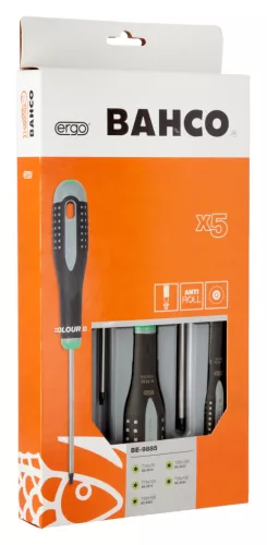 Set șurubelnițe BAHCO ERGO™, TORX® (5 bucăți)