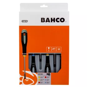   BAHCO ERGO™ csavarhúzó készlet, széles lapos-PH-PZ (6 részes)