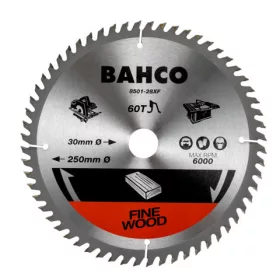   Lamă de ferăstrău circular BAHCO, cu vârf de carbură, 140x2,6x20 mm z=30