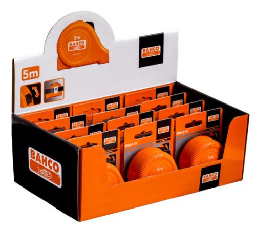 Ruletă BAHCO, 5 m, inch/metrică