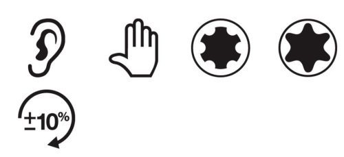 Șurubelniță dinamometrică BAHCO ERGO™ cu valoare fixă, lame TORX® și TORX PLUS®, TX-6, 0,6 Nm