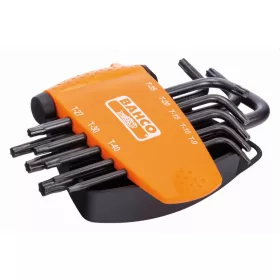 Set chei hexagonale BAHCO TORX PLUS®, negre, 8 buc.