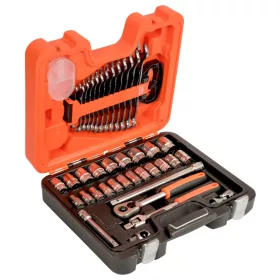   Set chei tubulare BAHCO de 1/2" și chei inelare, 40 de bucăți
