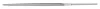 BAHCO Lapos reszelő, ívelt, közepes, markolat nélkül 150x16x4,0 mm
