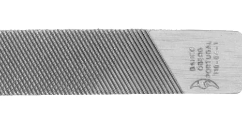 BAHCO Lapos reszelő, ívelt, simító, markolat nélkül 300x30x6,0 mm