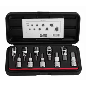   Set chei tubulare BAHCO de 1/2", profil hexagonal, 3/16"-5/8", inch