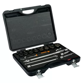 Set chei tubulare BAHCO 1/2", 25 bucăți