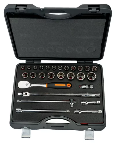 Set chei tubulare BAHCO 1/2", 25 bucăți