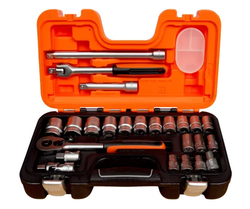 Set chei tubulare BAHCO 1/2" 24 bucăți