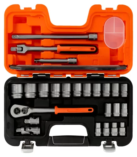 Set chei tubulare BAHCO 1/2" 24 bucăți