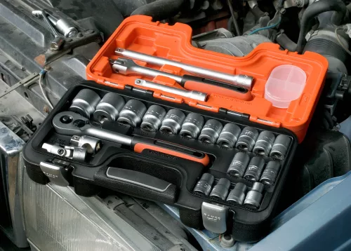 Set chei tubulare BAHCO 1/2" 24 bucăți