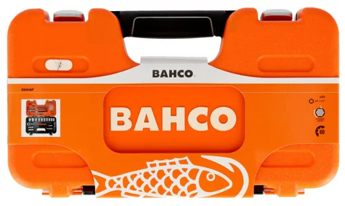 Set chei tubulare BAHCO 1/2" 23 piese, dimensiuni în inci