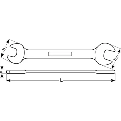 Cheie fixă BAHCO 25-28 mm, (blister)