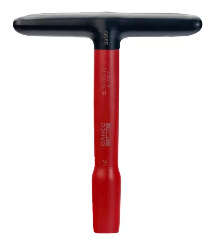 Cheie tubulară BAHCO cu mâner în T izolat (VDE 1000V) 15 mm