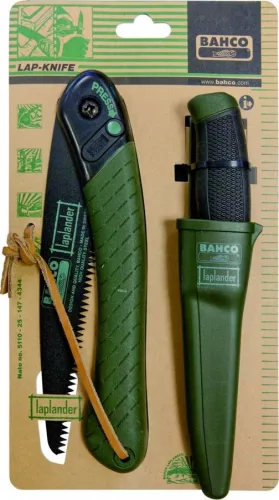 Fierăstrău și cuțit pliabile BAHCO (2 bucăți)