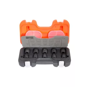 Set chei tubulare BAHCO de 1/2", metrice, 10 bucăți