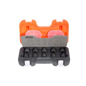   BAHCO 1/2" Gépi dugókulcs készlet, metrikus, 10 részes