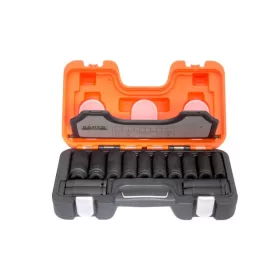   Set chei tubulare BAHCO de 1/2", metrice, chei tubulare extinse, 14 bucăți