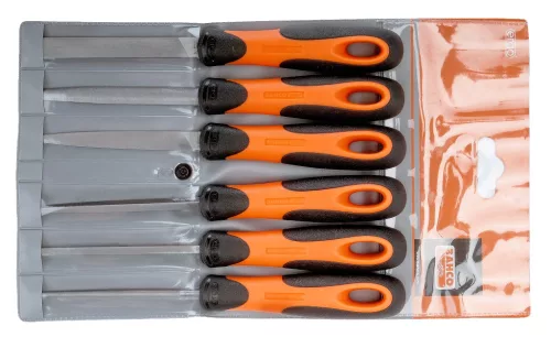 Set de pile BAHCO, mistrie 100 mm, 6 bucăți