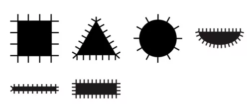 Set de pile BAHCO, mistrie 100 mm, 6 bucăți