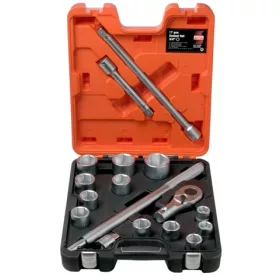 Set chei tubulare BAHCO de 3/4", 17 bucăți