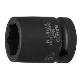 Cheie tubulară BAHCO de 1/2”, hexagonală, 19 mm