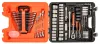 Set chei tubulare BAHCO 1/4”, 1/2” + chei inelare și fixe, 106 bucăți