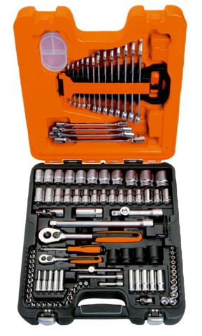 Set chei tubulare BAHCO 1/2"+1/4", 108 bucăți