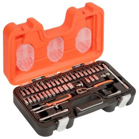 Set chei tubulare BAHCO, 1/4", 46 piese