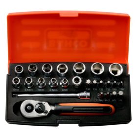 Set chei tubulare BAHCO, 1/4", 25 buc.