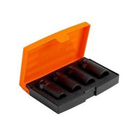   BAHCO Hosszított dugókulcs készlet, 1/2”, 4db-os 17-24mm